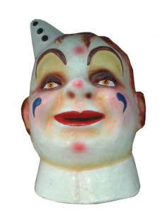 Cabezudo payaso blanco con...