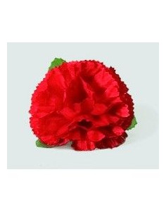 Clip clavel rojo
