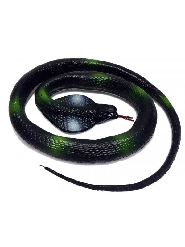 Serpiente de goma gigante