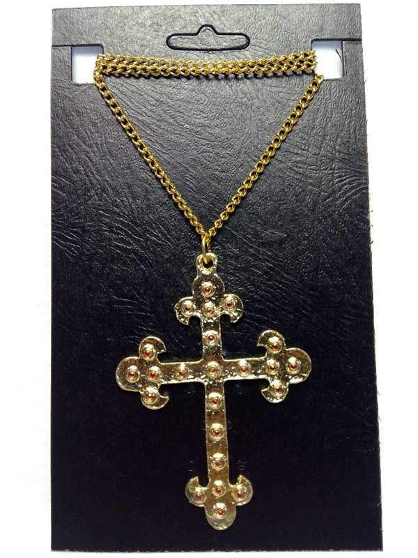 Colgante cruz de metal