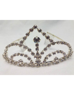 Diadema reina con piedras