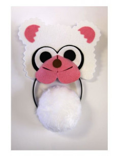 Diadema de oso polar con cola