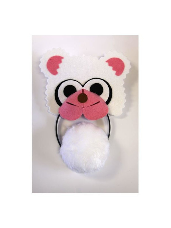 Diadema de oso polar con cola