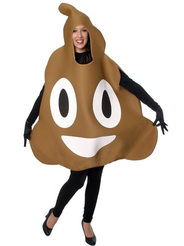 Disfraz emoticono Caca unisex