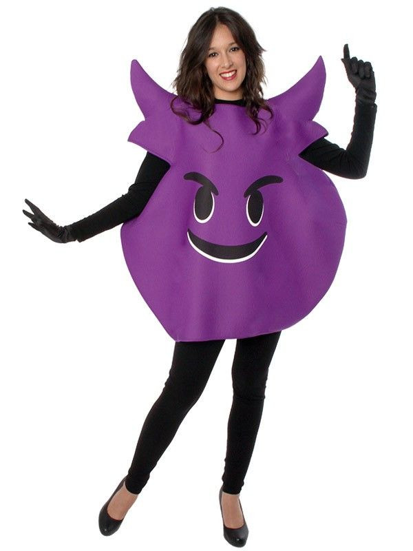 Disfraz de emoticono Diablo