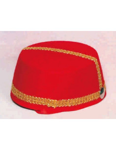 Sombrero árabe rojo
