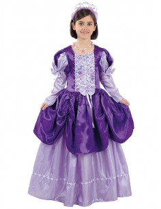 Disfraz princesa morada niña