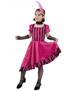 Disfraz can can niña