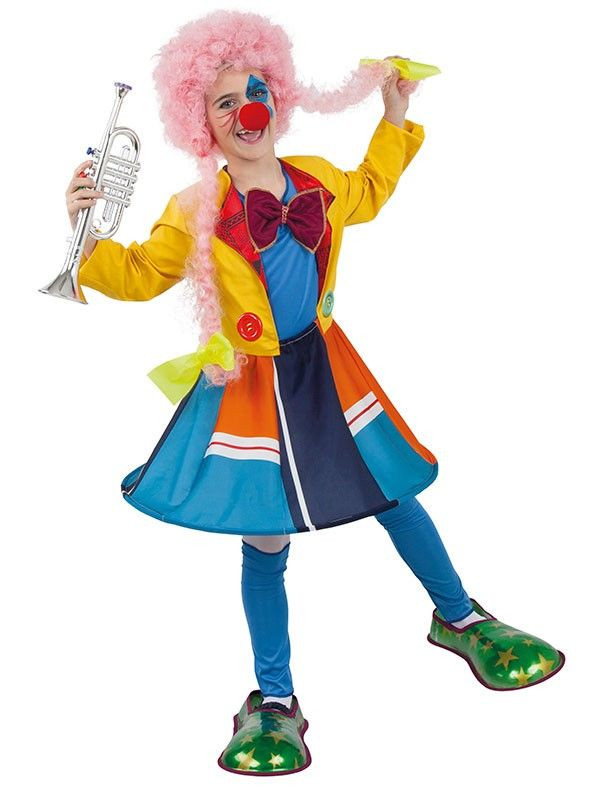 Disfraz de payasa para niña