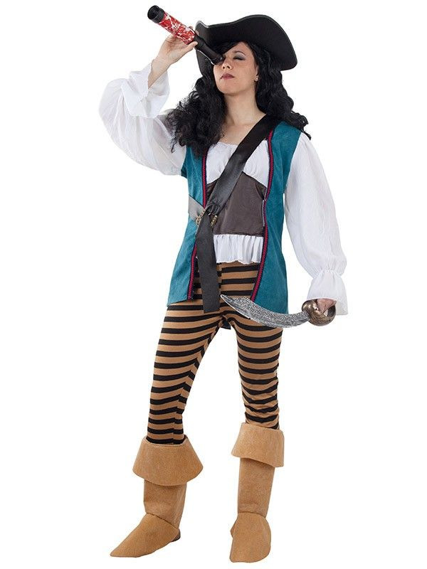 Disfraz pirata corsaria mujer