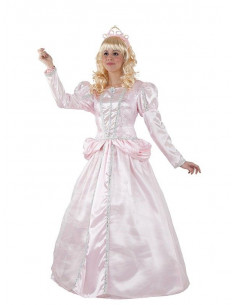 Disfraz princesa rosa mujer