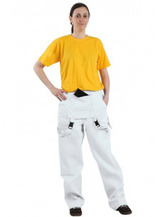 Peto blanco doble bolsillo