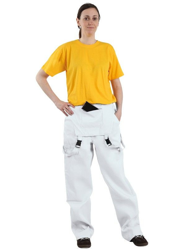 Peto blanco doble bolsillo