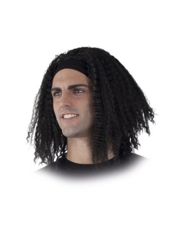 Peluca de rastas con cinta