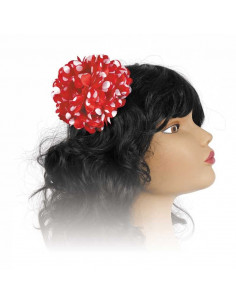 Flor bicolor para pelo