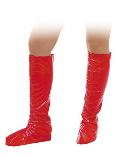 Cubrebotas rojos para adulto