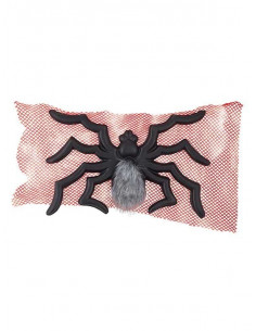 Araña decorativa con red