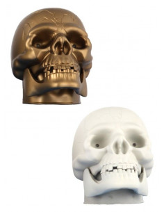 Calavera decorativa luminosa