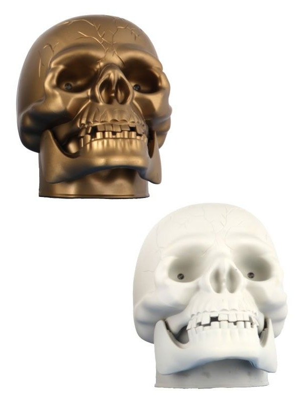 Calavera decorativa luminosa