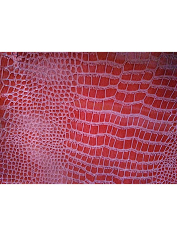 Tejido polipiel de cocodrilo brillante