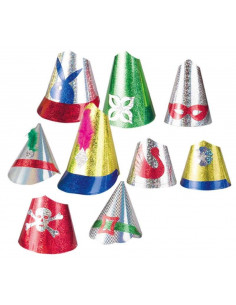 Gorro cumpleaños metalizado