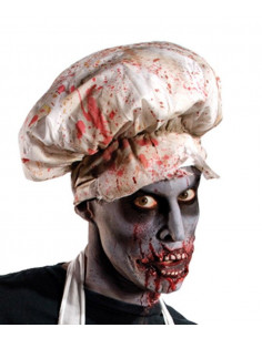 Gorro de cocinero zombie