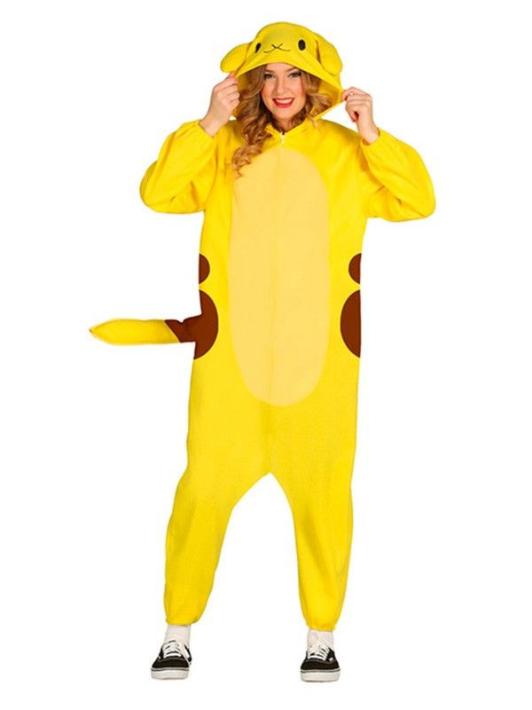Disfraz Pika Pika electrico kigurumi adulto