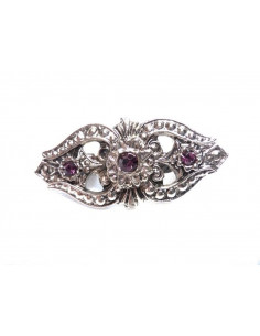 Broche traje regional 14230 blanco 2