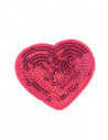 Aplique corazon de lentejuela