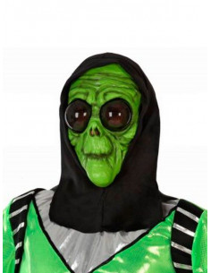Máscara de extraterrestre verde