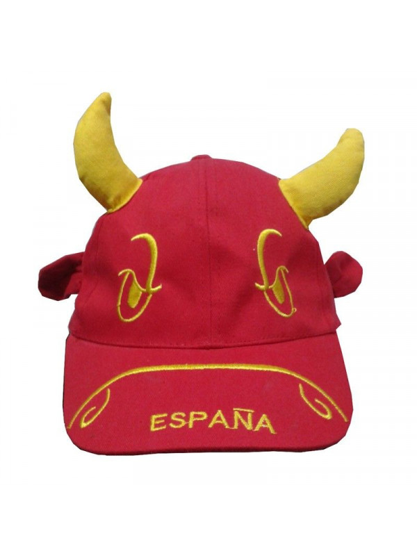 Gorra de España con cuernos