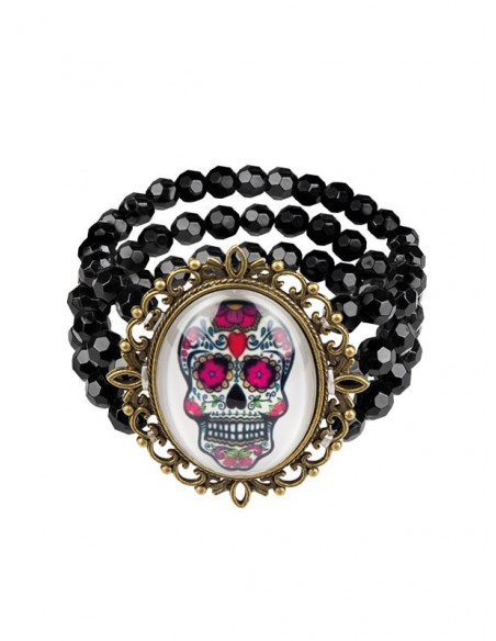 Pulsera calavera catrina