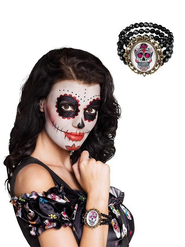 Pulsera calavera catrina mujer