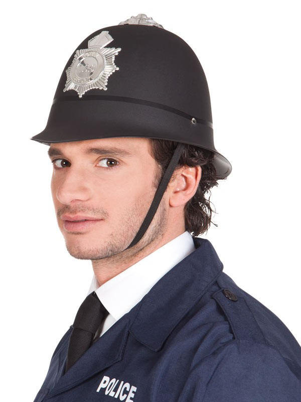 Casco policia bobby lateral