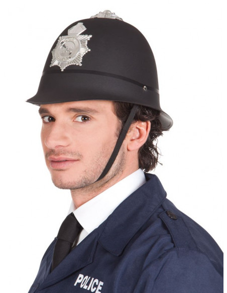 Casco policia bobby lateral