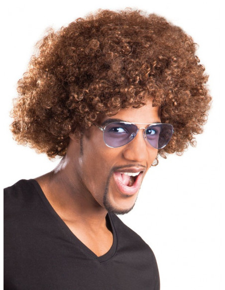 Peluca super afro hombre