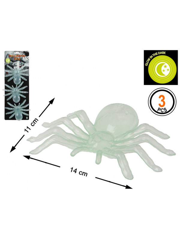 Arañas fluorescentes