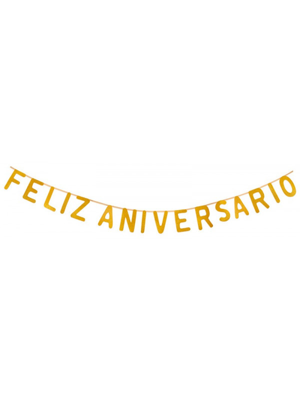 Guirnalda feliz aniversario