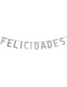 Guirnalda de Felicidades plateada