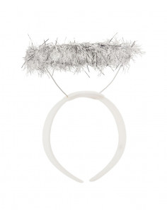 Diadema ángel plata