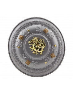 Escudo medieval redondo