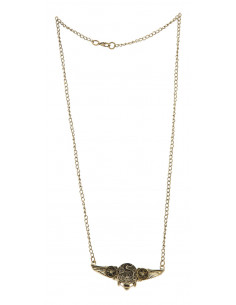 Collar steampunk alas y engranajes
