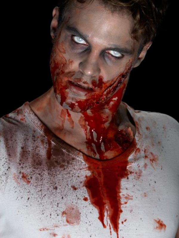 Sangre artificial en garrafa detalles