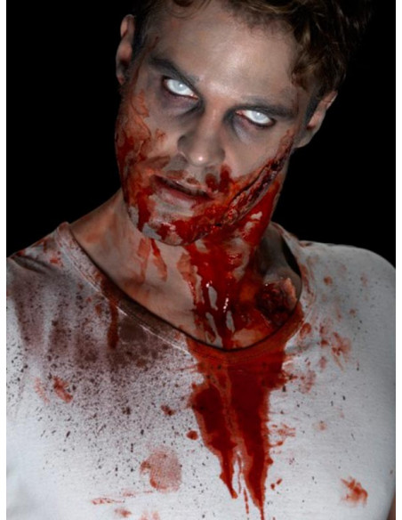 Sangre artificial en garrafa detalles