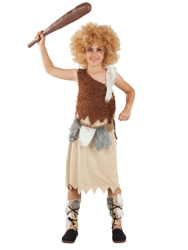 Disfraz de Troglodita para nina