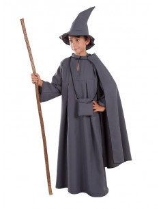 Disfraz de mago gris para nino