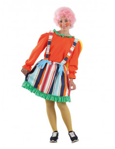 Disfraz de muñeca de cuerda para mujer