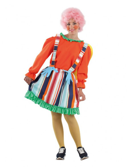 Disfraz de muñeca de cuerda para mujer