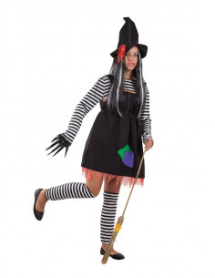Disfraces de brujas rayas