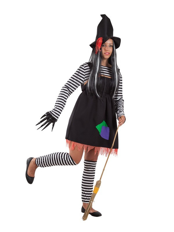 Disfraces de brujas rayas
